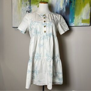 Madewell Tie-Dye Cotton Dress